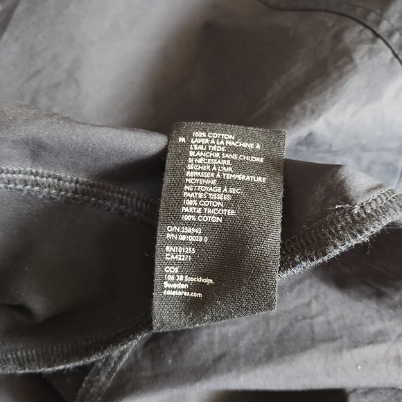 COS Black Cotton A Line Dress XS - Picture 7 of 9